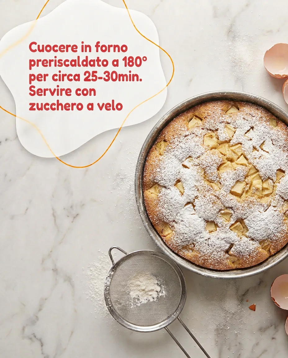 Torta di mele fase 7