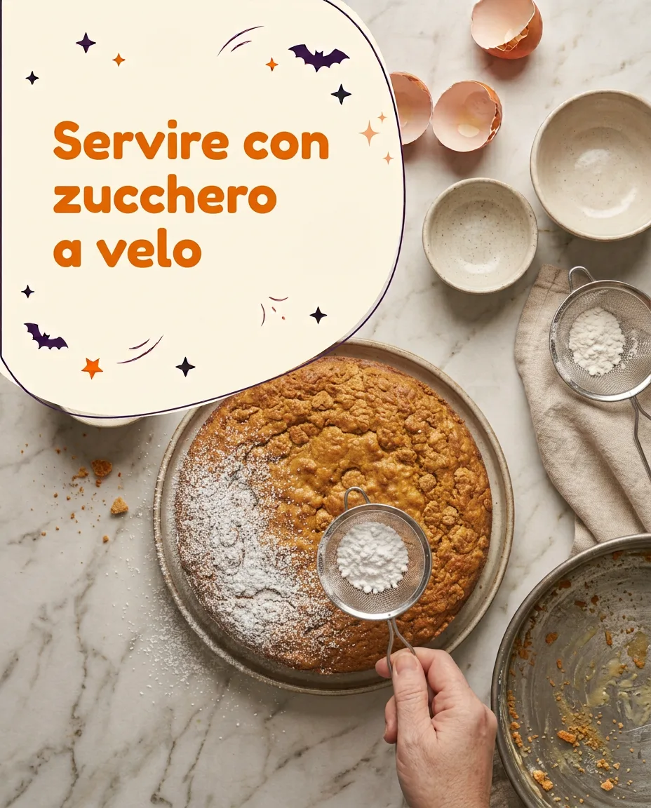 Torta di zucca e amaretti fase 7
