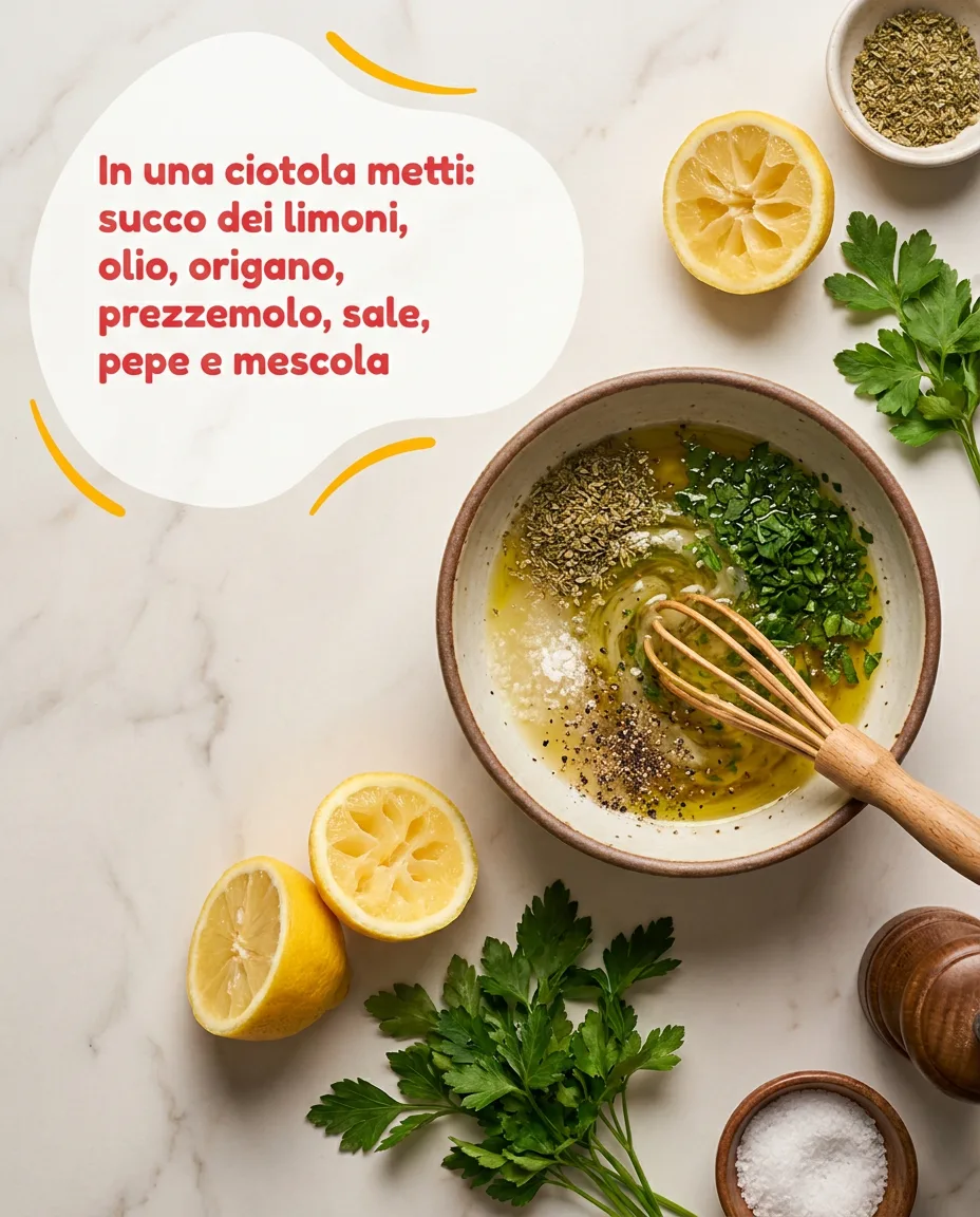 Pesce spada alla piastra fase 3