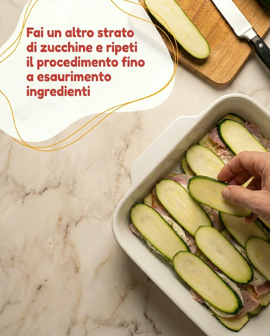 Zucchina leggera al forno fase 6