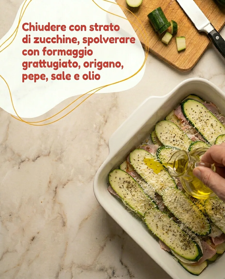 Zucchina leggera al forno fase 7